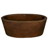 Native Trails CPS802 ASPEN: Hammered Copper Freestanding Bathtub