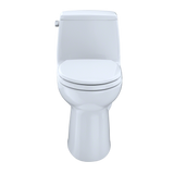 TOTO UltraMax One-Piece Elongated 1.6 GPF Toilet with CeFiONtect - Cotton White - MS854114SG#01