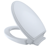 TOTO SS154#01 Traditional SoftClose Elongated Toilet Seat: White