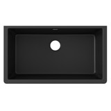 Elkay Quartz Classic 33" x 18-7/16" x 9-7/16" Single Bowl Undermount Sink Black