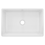 Elkay Fireclay 30" x 19-15/16" x 9-1/8" Single Bowl Farmhouse Sink White