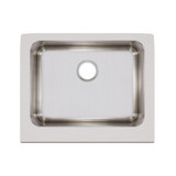 Elkay Lustertone Classic Stainless Steel 25" x 20-1/2" x 7-7/8" 0-Hole Single Bowl Farmhouse Sink