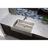 Elkay Lustertone Classic Stainless Steel 33" x 20-1/2" x 8" Single Bowl Farmhouse Sink