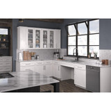 Elkay Crosstown 18 Gauge Stainless Steel 33" x 22" x 6", 2-Hole Equal Double Bowl Dual Mount ADA Sink Kit