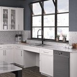 Elkay Crosstown 18 Gauge Stainless Steel 33" x 22" x 6", 3-Hole Equal Double Bowl Dual Mount ADA Sink Kit