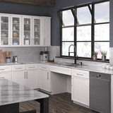 Elkay Crosstown 18 Gauge Stainless Steel 33" x 22" x 6", 4-Hole Equal Double Bowl Dual Mount ADA Sink Kit