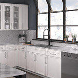 Elkay Crosstown 18 Gauge Stainless Steel 33" x 22" x 9", 3-Hole Equal Double Bowl Dual Mount Sink Kit