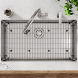 Elkay Crosstown 18 Gauge Stainless Steel 33" x 22" x 9" FR2-Hole Single Bowl Dual Mount Sink Kit