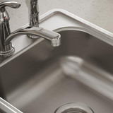 Elkay Dayton Stainless Steel 17" x 19" x 6-1/8" 2-Hole Single Bowl Drop-in Bar Sink