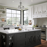 Elkay Dayton Stainless Steel 25" x 21-1/4" x 5-3/8" 3-Hole Single Bowl Drop-in Sink with Right Drain