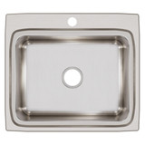 Elkay Lustertone Classic Stainless Steel 25" x 22" x 8-1/8", 1-Hole Single Bowl Drop-in Sink