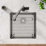 Elkay Crosstown 18 Gauge Stainless Steel 18-1/2" x 18-1/2" x 9" Single Bowl Undermount Sink Kit