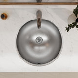 Elkay Asana Stainless Steel 18-3/8" x 18-3/8" x 8", Single Bowl Undermount Bathroom Sink with Overflow