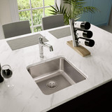 Elkay Lustertone Classic Stainless Steel, 18-1/2" x 18-1/2" x 7-7/8" Single Bowl Undermount Sink