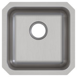 Elkay Lustertone Classic Stainless Steel, 16-1/2" x 16-1/2" x 5-3/8", Single Bowl Undermount ADA Sink