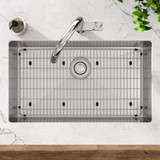 Elkay Crosstown Stainless Steel 26-3/8" x 14-3/8" x 1-1/4" Bottom Grid