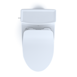 TOTO Aimes One-Piece Elongated 1.28 GPF Toilet with CeFiONtect and SoftClose seat, WASHLET+ ready, Cotton White - MS626234CEFG#01