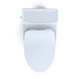 TOTO Legato One-Piece Elongated 1.28 GPF Toilet with CeFiONtect and SoftClose seat, WASHLET+ ready, Cotton White - MS624234CEFG#01