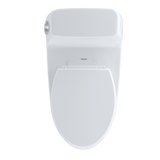 Toto Eco UltraMax One Piece Elongated Toilet 1.28 GPF with SS114 SoftClose Seat in Sedona Beige