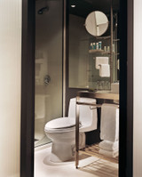 Toto Eco UltraMax One Piece Elongated Toilet 1.28 GPF with SS114 SoftClose Seat in Sedona Beige