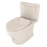 Toto Nexus 1G Two Piece Elongated Auto Flush Washlet+ Ready Universal Height Toilet with CEFIONTECT 1.0 GPF with SS124 SoftClose Seat in Sedona Beige