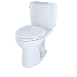TOTO Drake II 1G Two-Piece Round 1 GPF Universal Height Toilet with CeFiONtect - Sedona Beige - CST453CUFG#12