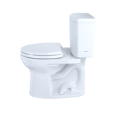 TOTO Drake II 1G Two-Piece Round 1 GPF Universal Height Toilet with CeFiONtect - Sedona Beige - CST453CUFG#12