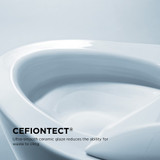 TOTO Promenade II 1G Two-Piece Elongated 1 GPF Universal Height Toilet with CeFiONtect - Cotton White - CST404CUFG#01