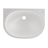 TOTO Oval 19-11/16" x 13-3/4" Undermount Bathroom Sink with CeFiONtect - Colonial White - LT546G#11