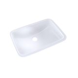 TOTO LT542G#01 19" x 12-3/8" Rectangular Undermount Bathroom Sink with CeFiONtect: Cotton White