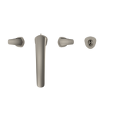 Toto GM Two-Handle Deck-Mount Roman Tub Filler Trim with Handshower, Brushed Nickel - TBG09202U#BN