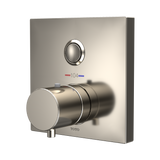 Toto Square Thermostatic Mixing Valve with One-Function Shower Trim, Polished Nickel - TBV02405U#PN