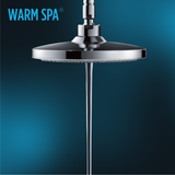 TOTO G Series Square Two Spray Modes 8.5 inch 1.75 GPM Showerhead with COMFORT WAVE and WARM SPA, Polished Chrome - TBW02004U4#CP