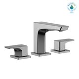 Toto GE 1.2 GPM Two Handle Widespread Bathroom Sink Faucet, Polished Chrome - TLG07201U#CP