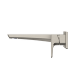 Toto GE 1.2 GPM Wall-Mount Single-Handle Long Bathroom Faucet with COMFORT GLIDE Technology, Brushed Nickel - TLG07308U#BN