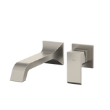 Toto GC 1.2 GPM Wall-Mount Single-Handle Long Bathroom Faucet with COMFORT GLIDE Technology, Brushed Nickel - TLG08308U#BN