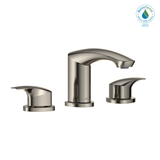 Toto GM 1.2 GPM Two Handle Widespread Bathroom Sink Faucet, Polished Nickel - TLG09201U#PN