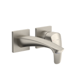 Toto GM 1.2 GPM Wall-Mount Single-Handle Bathroom Faucet with COMFORT GLIDE Technology, Brushed Nickel - TLG09307U#BN