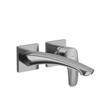 Toto GM 1.2 GPM Wall-Mount Single-Handle Long Bathroom Faucet with COMFORT GLIDE Technology, Polished Chrome - TLG09308U#CP