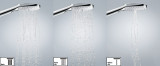 Hansgrohe 4914820 Raindance E Thermostatic Showerhead/Wallbar Set with Rough, 2.0 GPM in Brushed Nickel