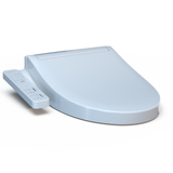 Toto KC2 Elongated Electronic Washlet Bidet Toilet Seat with Heated Seat, Warm Air Drying, and SoftClose Lid in Cotton White