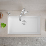 Blanco 440150 Precis Super Single Bowl: White Undermount Kitchen Sink