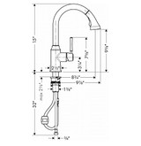 Hansgrohe 04215800 Talis C High Arc Kitchen Faucet, 2-Spray Pull-Down, 1.75 GPM in Steel Optic