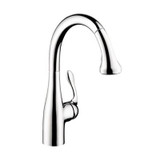 Hansgrohe 4066000 Allegro E Gourmet High Arc Kitchen Faucet, 2-Spray Pull-Down, 1.75 GPM in Chrome