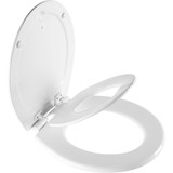 Mayfair by Bemis 888SLOW 000 by Bemis NextStep2� Round Enameled Wood Potty Training Toilet Seat White Never Loosens Removes for Cleaning Slow-Close Adjustable
