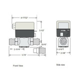 Caleffi Z56P Z-One Zone Valve with Terminal Connection and 1" Press Fittings