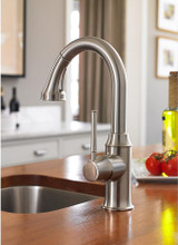 Hansgrohe 04216830 Talis C Prep Kitchen Faucet, 2-Spray Pull-Down, 1.75 GPM in Polished Nickel