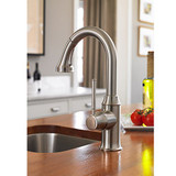 Hansgrohe 04216830 Talis C Prep Kitchen Faucet, 2-Spray Pull-Down, 1.75 GPM in Polished Nickel