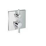 Hansgrohe 15714001 Ecostat Square Thermostatic Trim with Volume Control and Diverter in Chrome