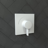 Hansgrohe 15724701 Ecostat Square Pressure Balance Trim in Matte White